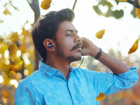 Since the earbuds on a neckband pair are tethered to each other, they're always within reach while still offering wireless convenience.