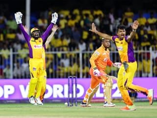Look: Gulf Giants beat Sharjah Warriors in DP World ILT20 Season 2 opener in Sharjah