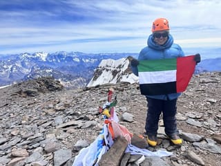 Emirati doctor conquers mountains to combat professional burnout, inspire hope