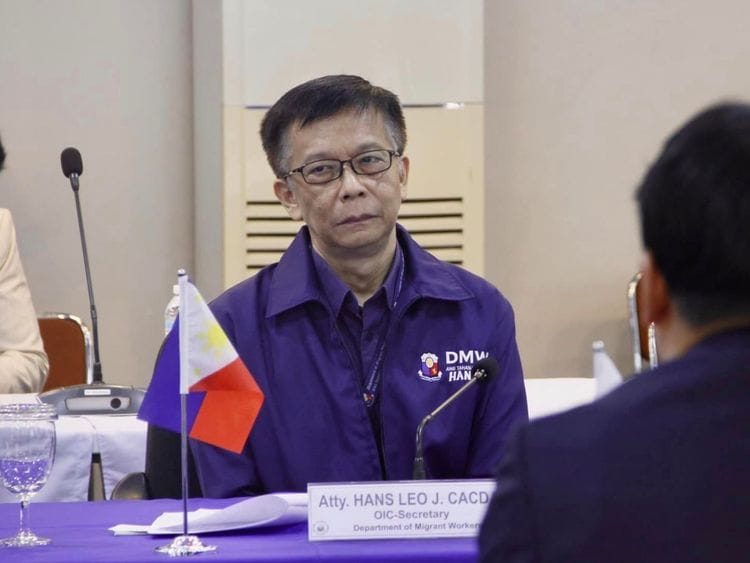 Undersecretary Hans Leo Cacdac DMW