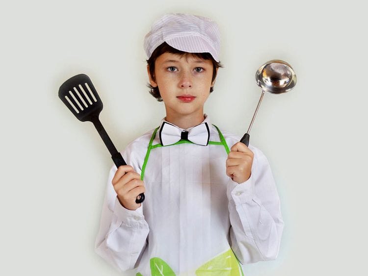 Boys cooking