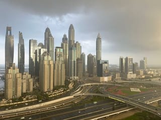 Overcast skies, early morning showers in Dubai, Sharjah, and Fujairah 