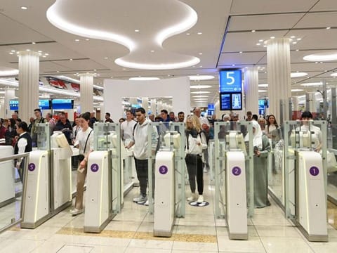 There are 127 smart gates distributed across all terminal buildings 