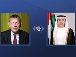 Sheikh Abdullah bin Zayed affirms support for UNRWA in phone call with Lazzarini