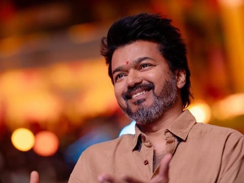 South Indian actor Thalapathy Vijay 