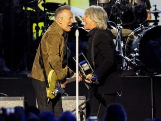 Bruce Springsteen rocks with Jon Bon Jovi at pre-Grammys tribute 