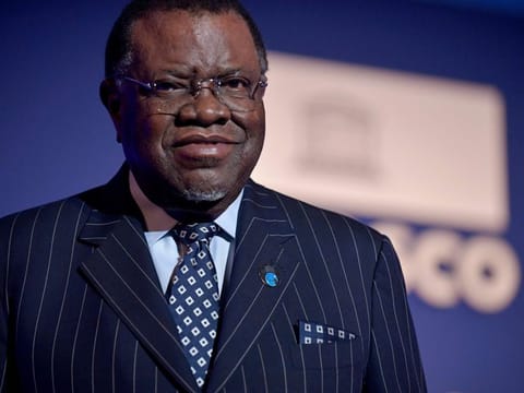 Geingob, who was serving his second term as president, revealed last month that he was receiving treatment for cancer.