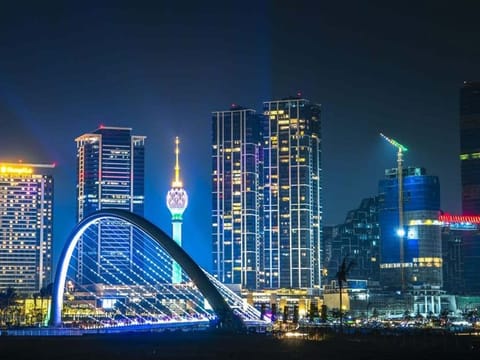 A view of the city of Colombo from Port City