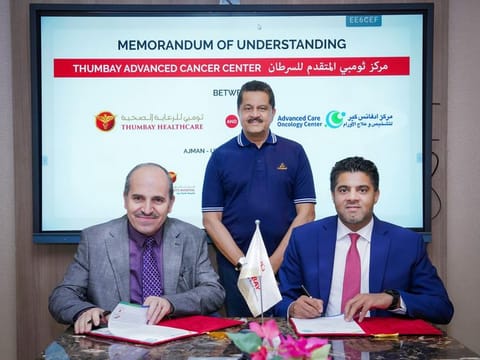 Thumbay University Hospital in Ajman is set to start a fully-equipped cancer center by this month, addressing the mounting demand for specialised care