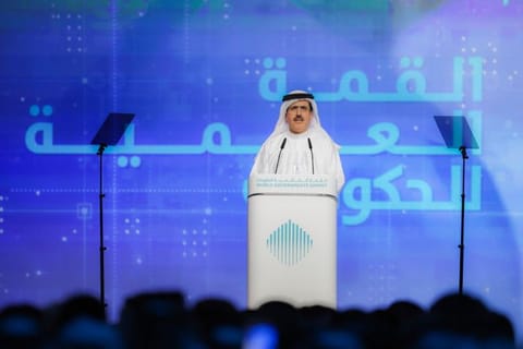 Saeed Al Tayer, Managing Director and CEO of Dubai Electricity and Water Authority (DEWA), speaking at the World Government Summit 2024 in Dubai on Tuesday.
