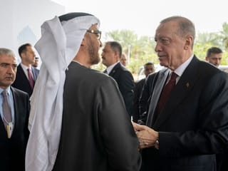 WGS 2024: UAE and Turkish Presidents discuss enhancing bilateral relations