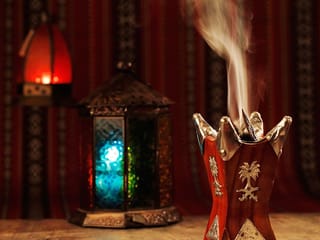 The traditional Middle Eastern incense called bukhoor, or bakhoor, is often passed among guests so they can imbue the lingering fragrance into their hair, clothes and hands. 