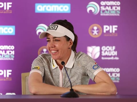 Georgia Hall spoke on the impact of the Aramco Saudi Ladies International Presented by PIF on women and girls