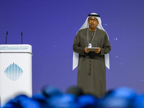 Director General of Dubai Municipality Dawoud Al Hajri speaking at the World Government Summit in Dubai on Wednesday