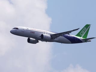 Look: China's first homegrown airliner Comac C919 makes international debut in Singapore 