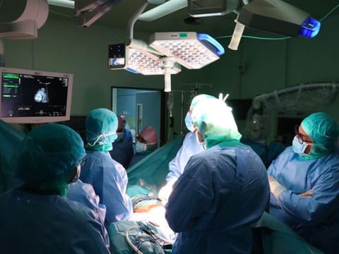 A scene inside an operating theatre. Dubai has become a preferred destination for healthcare investments and a significant hub for multinational hospitals and medical centres that have chosen Dubai as their headquarters. For illustrative purposes only.