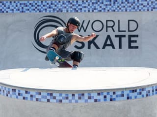 In pictures: Skateboarders keep fans spellbound with tricky manoeuvres