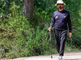 Video and photos: Sheikh Mohammed enjoys winter stroll in Dubai's Mushrif National Park