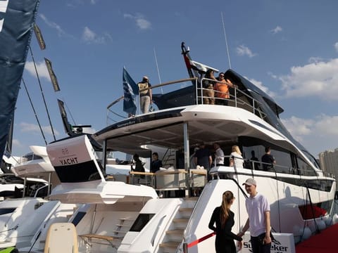 Taking place until March 3 at Dubai Harbour, the boat show is showcasing an extensive array of marine attractions from more than 1,000 different brands, including 400 new companies. 