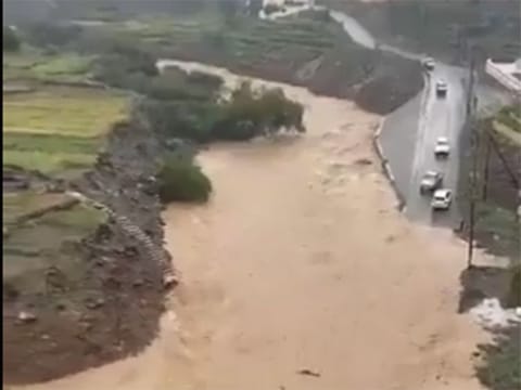 Oman was on high alert for weather disturbances during the past week. The region’s wadis overflowed, and road networks were severely disrupted, likely contributing to the building’s failure.