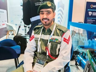 Video: Dubai Police officer who lost both legs resumes work