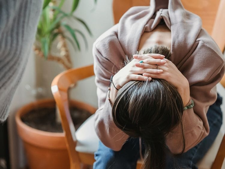 Depressed person