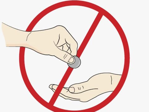 Anti-begging campaign poster by Sharjah Police