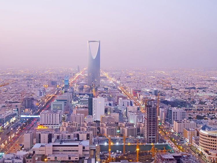 STOCK Saudi Arabia skyline