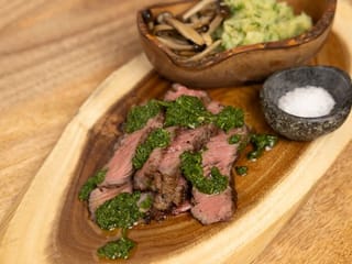 Your Ramadan Table: Ribeye steak with chimichurri and mashed parsley potatoes