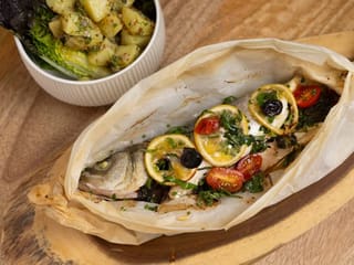 Gulf News ‘Your Ramadan Table’ food show: Baked sea bass with herb potato salad