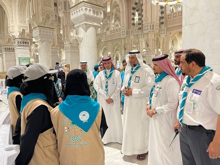 Grand mosque mecca umrah scouts