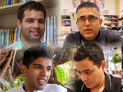Determined people (Clockwise from top left): Sebastian Pablo Navarro, Chandan Tekwani, Ronnie Mahesh Sherpa and Vikram Anil are among the special people who have overcome their disabilities to chase their dreams.