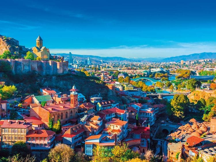 Panoramic view of Tbilisi, Georgia
