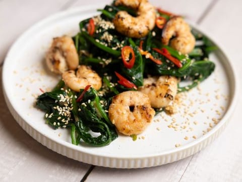 Gulf News’ Your Ramadan Table’ food show: Spinach and prawn salad with Chinese five spice dressing