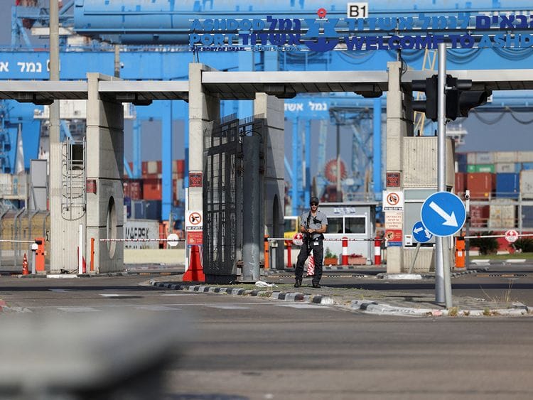 Ashdod port gaza israel
