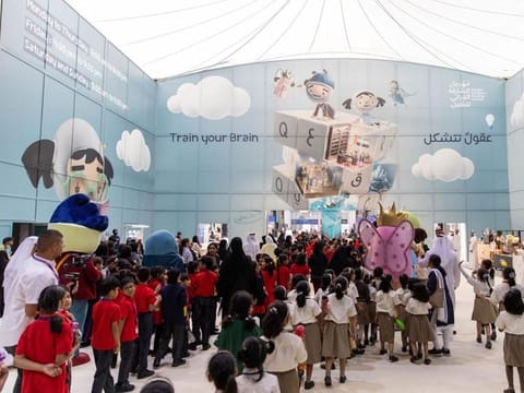 School visits to the Festival at Expo Centre Sharjah are a mainstay of the event