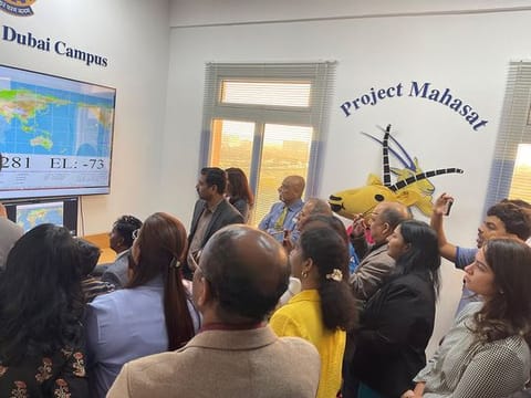 Briefing on the first batch of data received by the new ground station at BPDC