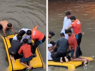 Watch: UAE rain heroes save lives, shelter, transport strangers, move damaged cars, fix leaky houses