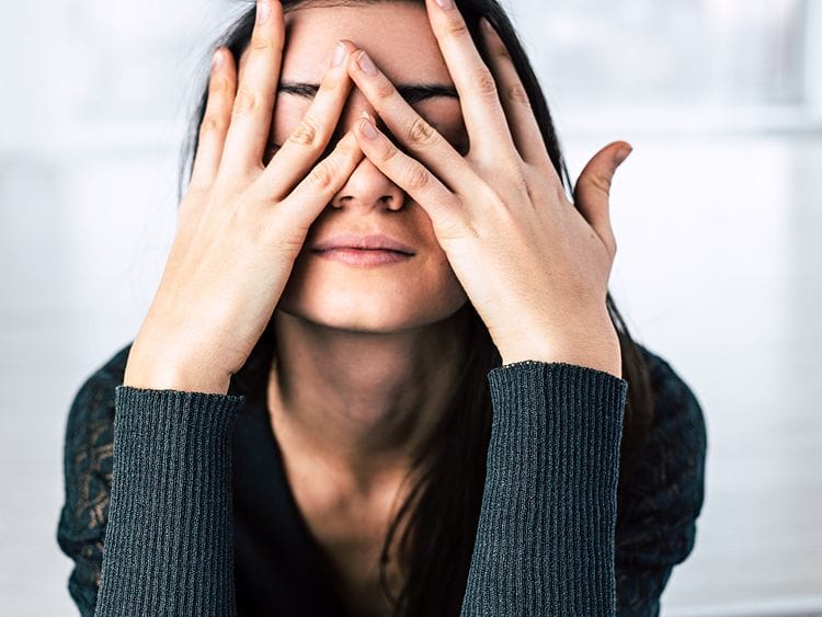 Depressed person