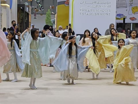 A performance at Expo Centre Sharjah, home of the Children's Reading Festival