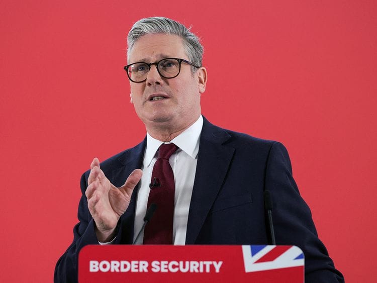 Britain's opposition Labour Party leader Keir Starmer