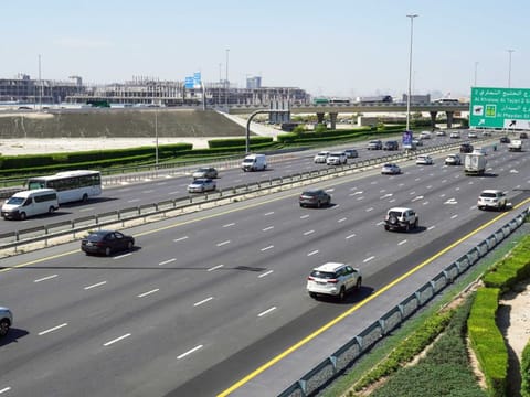 RTA says that motorists can expect smooth traffic flow on Al Khail Road after completion of road widening projects in areas.