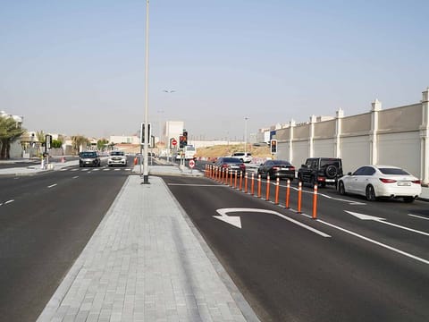 The expansion of A11 and A26 Streets in Al Mizhar has doubled the road capacity from 1,200 to 2,400 vehicles per hour and halved congestion during peak times.