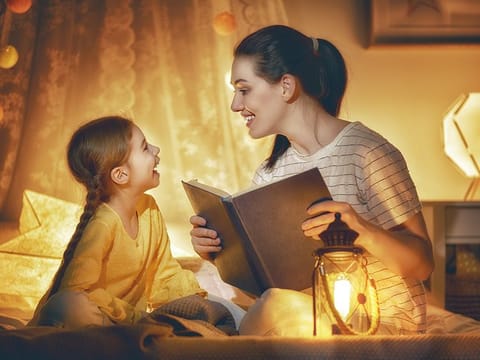 Storytelling encourages children to focus, follow the storyline, pay attention to details, which help to furnish their cognitive skills. 