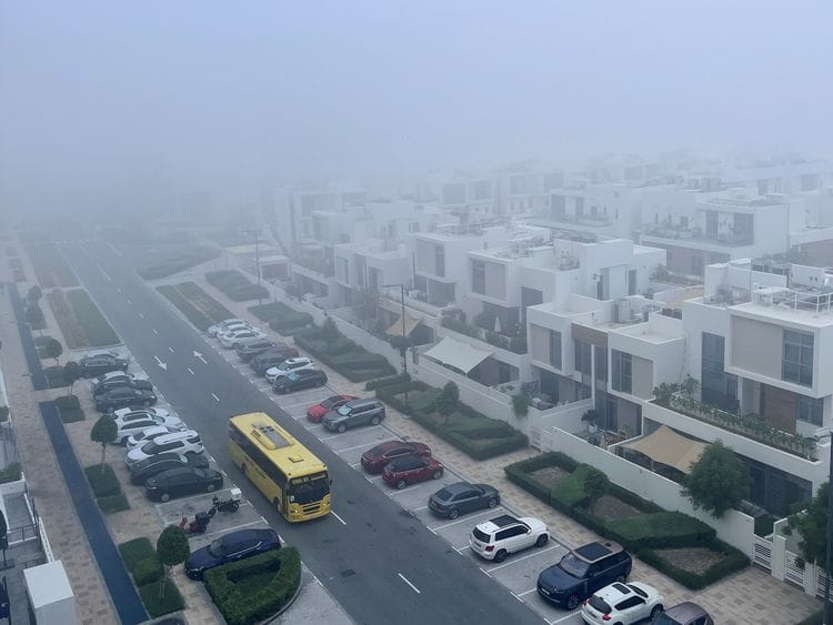 Foggy weather