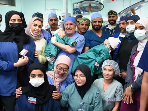Akiza and Aisha, who are just six months old, were brought to Saudi Arabia on May 5, 2024