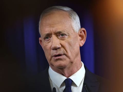 Israeli war cabinet minister Benny Gantz