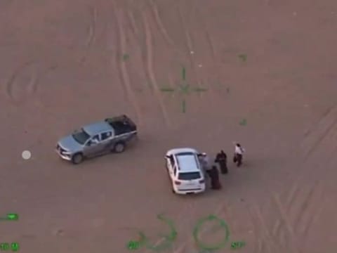  The Saudi General Directorate of Public Security has posted footage of drones used in exposing such irregular pilgrims and their transporters.
