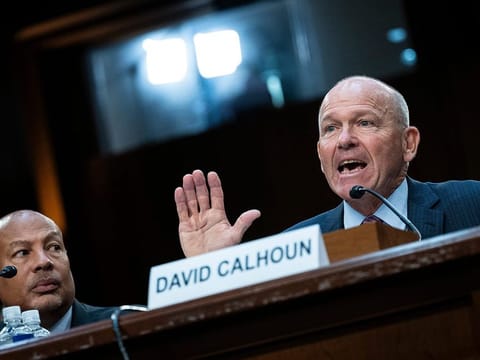Calhoun has said he’ll step down by the end of the year at the latest, while Boeing looks for a successor.