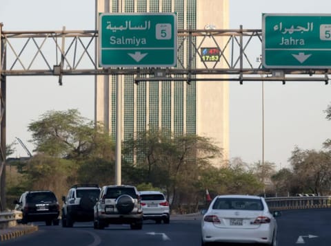 Cars drive past Kuwait's main governmental electricity control tower.   Authorities have launched a large-scale campaign in the Al Wafra residential area, part of Al Ahmadi governorate, where nearly 100 houses were found to have very high consumption rates of electricity that differ from the usual residential consumption pattern, a sign of electricity possibly being used for unauthorized activities, including suspected mining of cryptocracy, the official added.